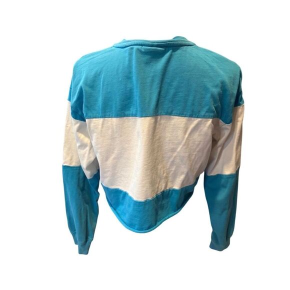 Nike Women's Cropped Colorblock Sweatshirt Multicolor Size M - Picture 4 of 7